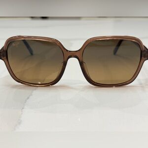 Maui Jim Brown Gradient Oversized Square Women's Sunglasses